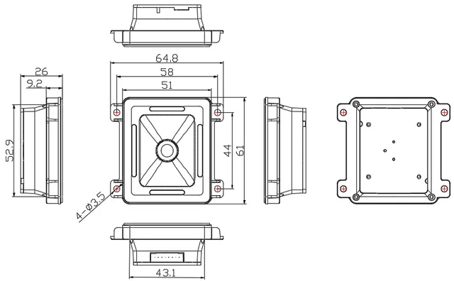 EM48 dimensions drawing