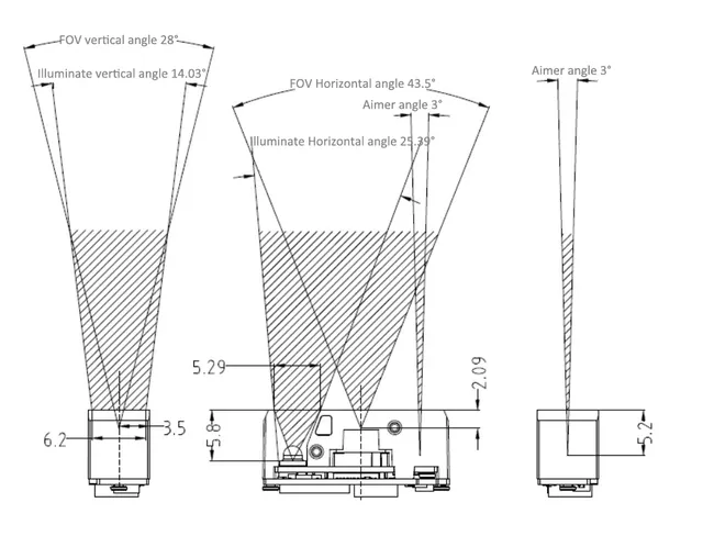 SE20 field of view drawing