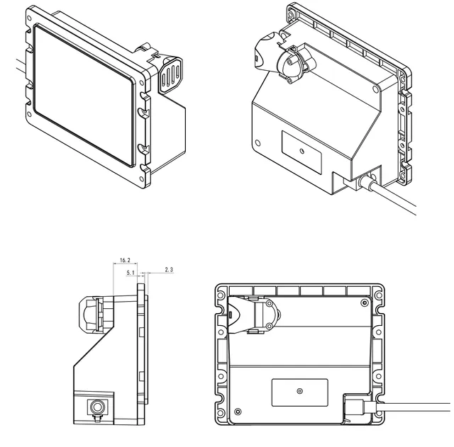 EM95 dimensions drawing